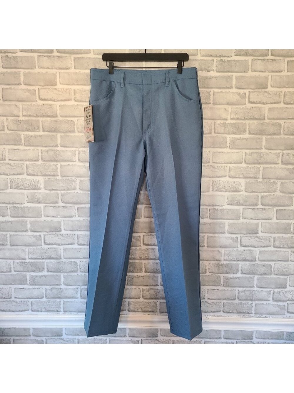 New Vintage 70's Big Yank  Sport-Abouts Jeans Mens 35x34 USA Western Light Blue
